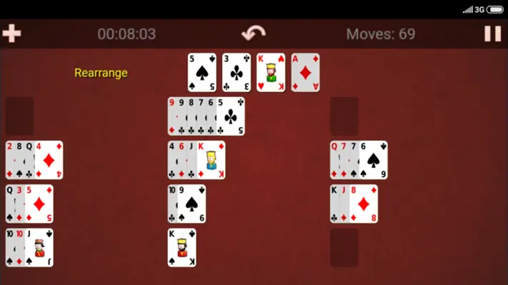 Cruel Solitaire android App screenshot 1